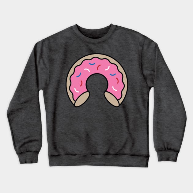 Doughnut Crewneck Sweatshirt by skelevision